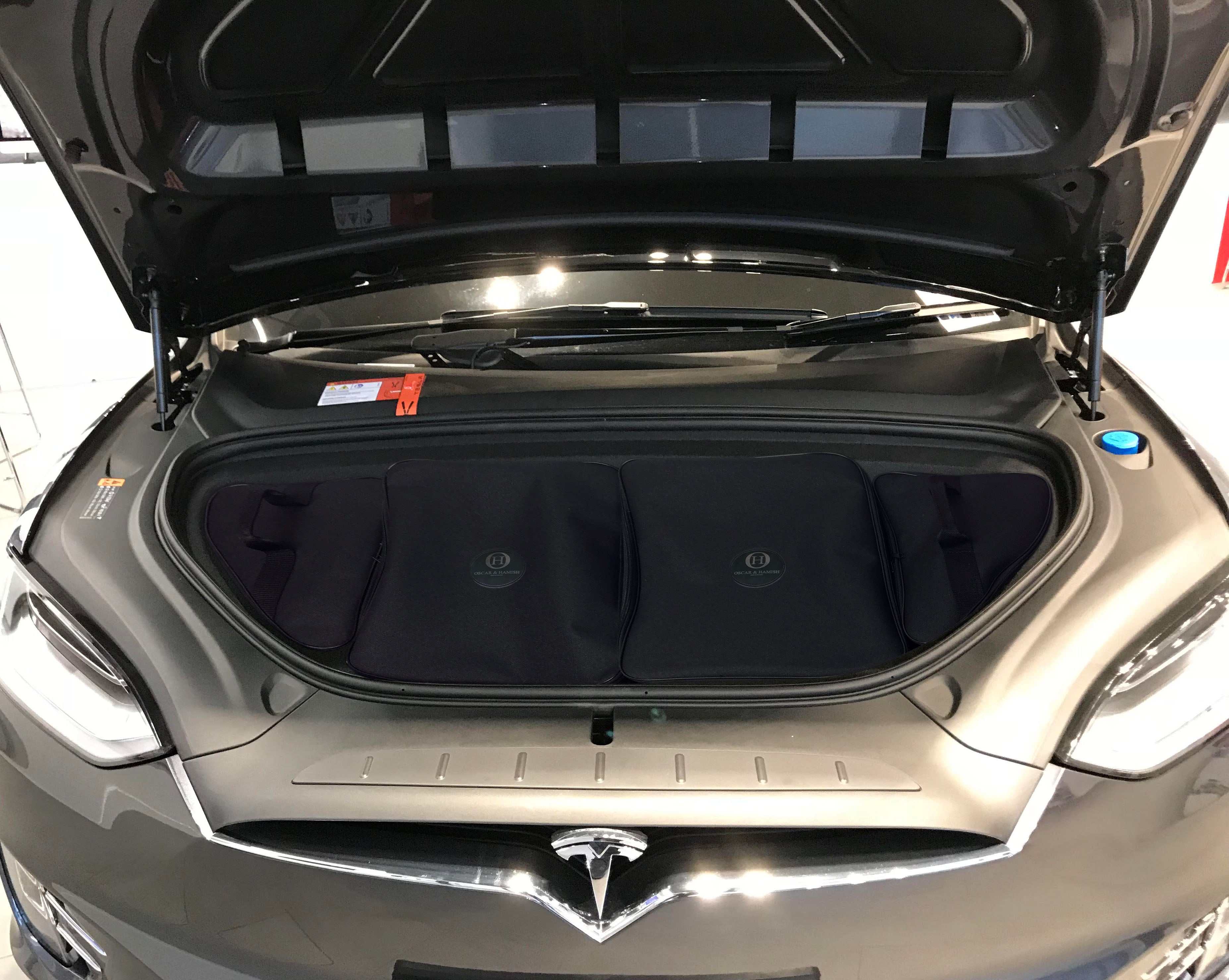 Tesla Model Y Custom-Fit Frunk Luggage Bag Set (Set of 2 for Front